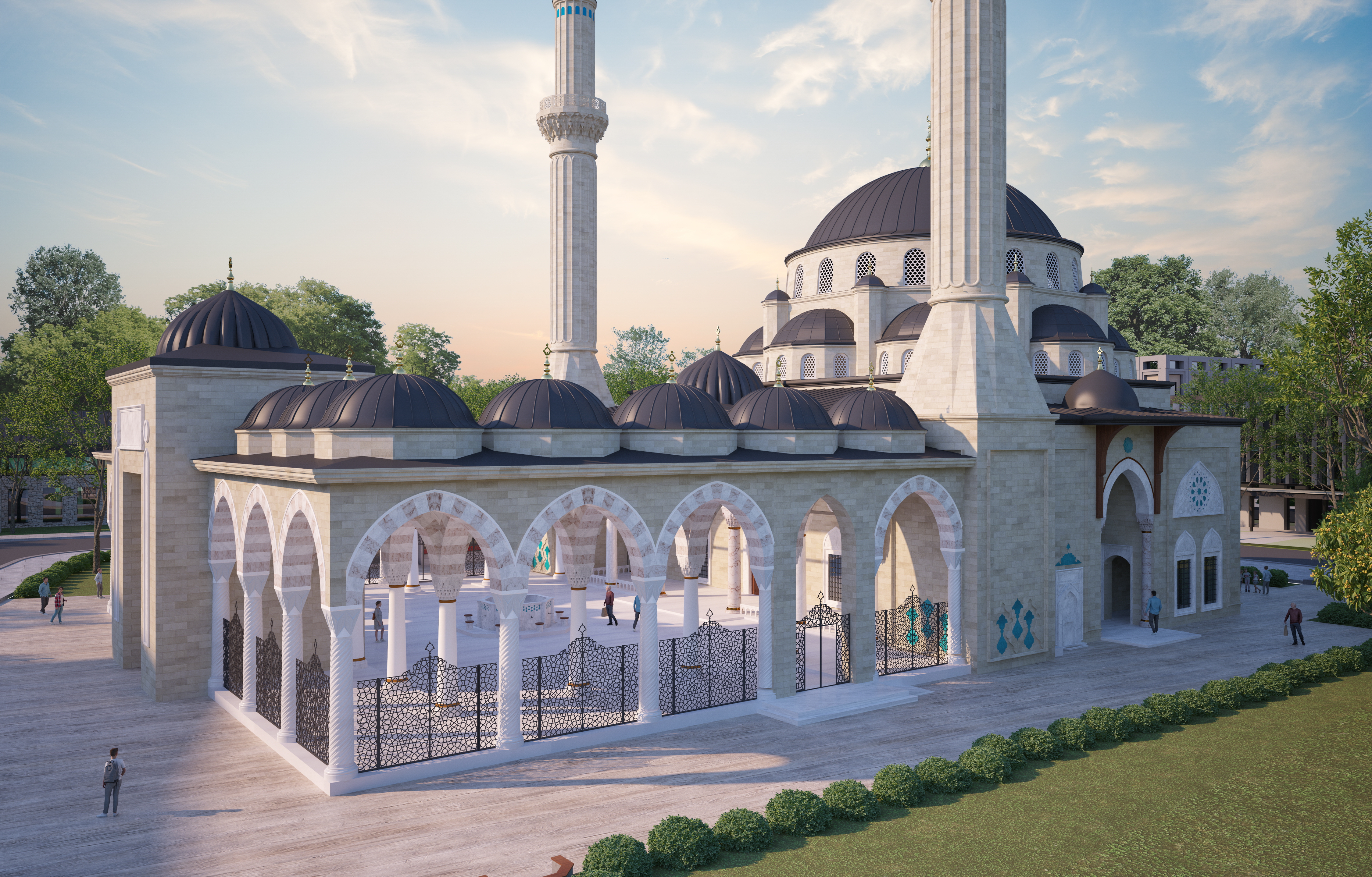 İstanbul Çekmeköy İmar Yolları, Genel Altyapı ve Camii